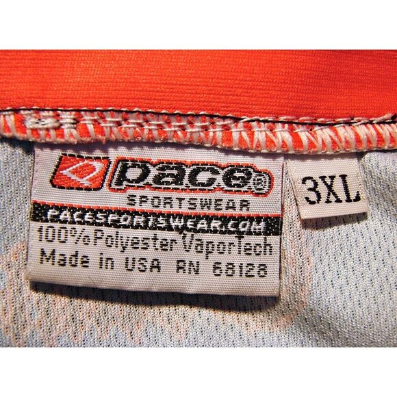 Pace Sportswear 3XL Cycling Jersey Pukealung Poly Vapor Tech Pockets Full Zip - Picture 5 of 12